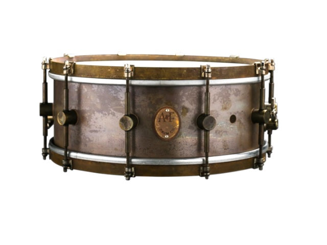 A&F 5.5 x 14 Raw Brass Snare Drum – Drumland Canada