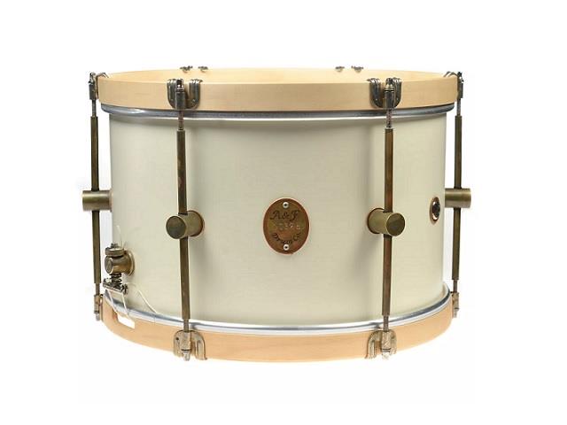 A&F Antique White Field Snare Drum 6.5x14 – Drumland Canada