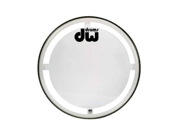 DW 16" Coated Clear Bass Drum Head