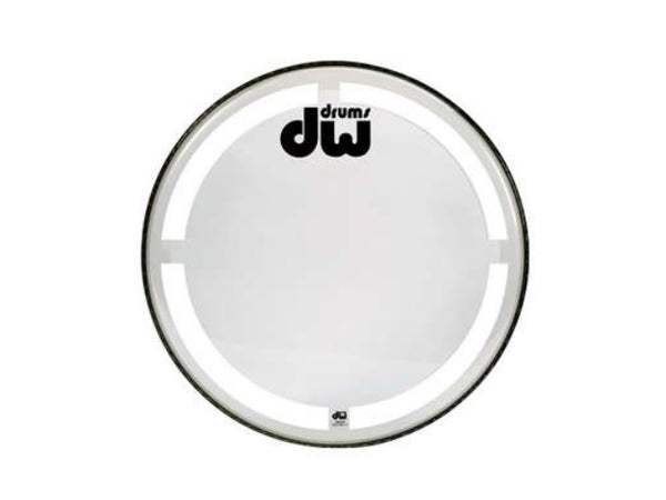 DW 24" Coated Clear Bass Drum Head