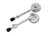 DW Bass Drum Spur Set Chrome
