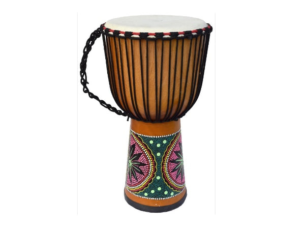 Ecko 10" Painted Djembe Natural Blonde