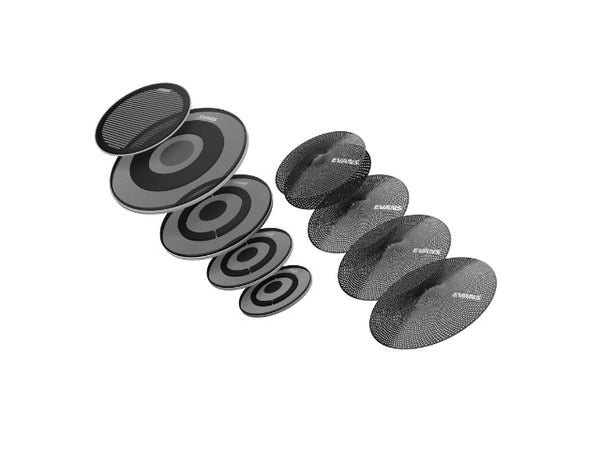 Evans DB One Mesh Drumhead Rock Pack with Cymbals