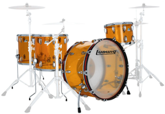 Ludwig Vistalite Zep Kit Amber 14 16F 18F 26BD L9264LX47WC