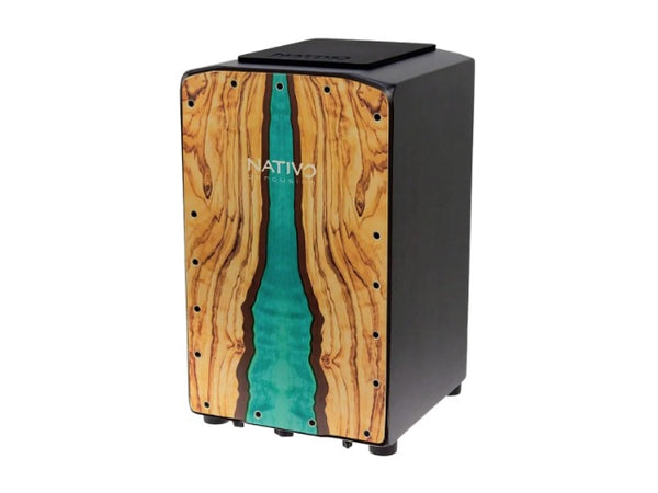 Cajon Nativo Pro Birch Face Corps en chêne avec caisse claire réglable