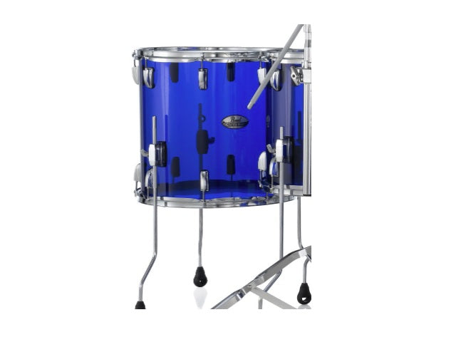 Crips☆オーダー塗装　14インチ　PT1☆ Pearl Crystal Beat Acrylic Floor Tom 18x16 Blue Sapphire