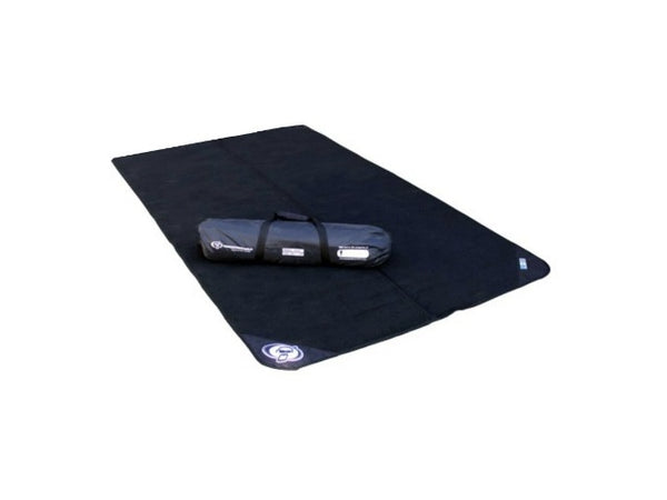 Tapis de batterie pliable Protection Racket 2 m x 1,6 m avec sac