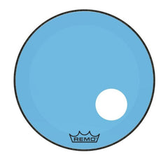 Remo 22" Colortone Powestroke 3 Blue Bass Drum Head w/Hole