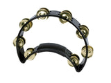 Rhythm Tech Standard Tambourine with Brass Jingles Black