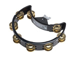 Rhythm Tech Drumset Tambourine with Brass Jingles Black