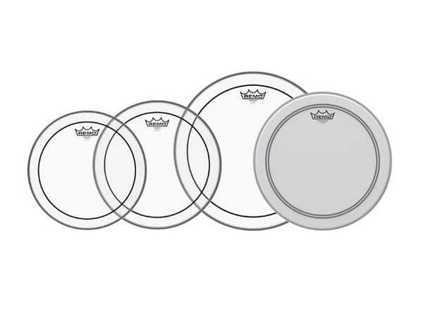 Remo Pro Pack Pinstripe Clear 12 13 16 + Free 14 P3-Coated