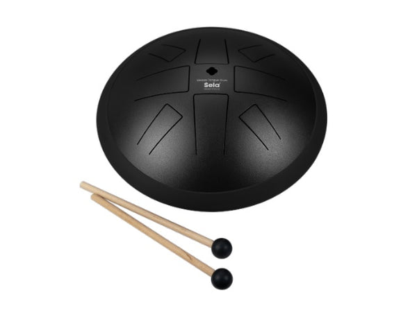 Tambour à langue Sela Percussion Melody 6" Do Majeur Noir