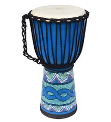 Ecko 10" Djembe Painted Blue
