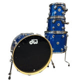 DW Collector's Series Maple 4pc Shell Pack Blue Glass 10 12 16 22