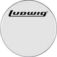 Bloc de tête de grosse caisse Ludwig 26" transparent avec logo Powerstroke 3