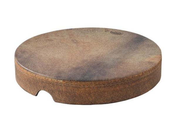 Tambour à cadre en goudron Remo 18" avec motif en peau de chèvre