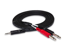 Hosa Cable Stereo Breakout 3.5MM TRS TO DUAL 1/4" CMP-159