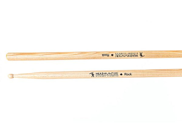 HeadHunters Hickory Classic Rock Drum Sticks