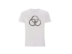T-shirt blanc à imprimé symbole usé John Bonham de Promoco Large