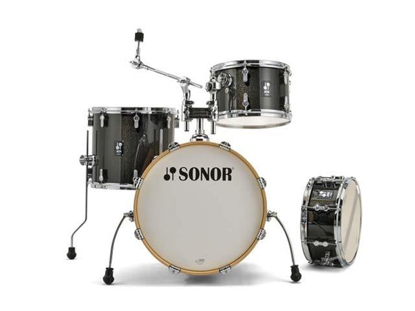 Sonor AQX Jazz 4-piece Shell Pack Black Midnight Sparkle
