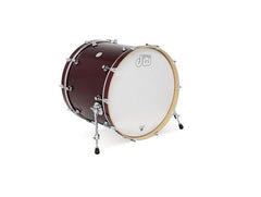 DW Design Series 18x22 Bass Drum Cherry Stain