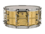 Ludwig 6.5x14 Hammered Brass w/ Tube Lugs Snare Drum
