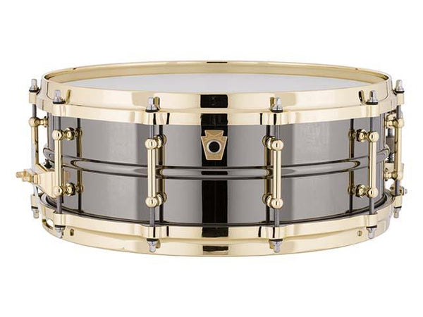 Caisse claire Ludwig 5x14 Black Beauty avec cosses en tube de laiton
