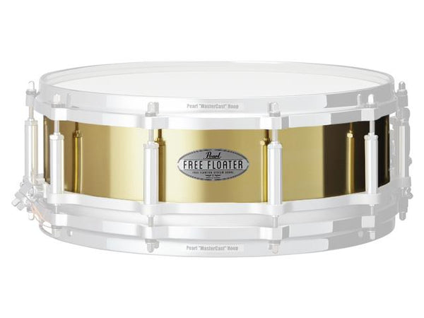 Pearl 14x5 Free Floating Brass Snare Shell