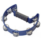 Viper Half Moon Tambourine Blue