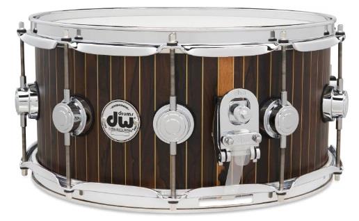 DW 14 6.5 Collector's Exotic 333 Maple Snare Ziricote DR366514SSC