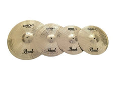 Pearl Cymbal Set 14" HiHats 16" Crash & 20" Ride BRD-1