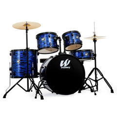 Westbury Drum Kit Complete 5PC 22" BD Blue Oyster W475TC-BLO