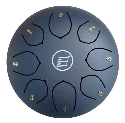 Ecko Tongue Drum 6" 8 Note C Major Black