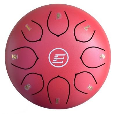 Ecko Tongue Drum 6" 8 Note C Major Red