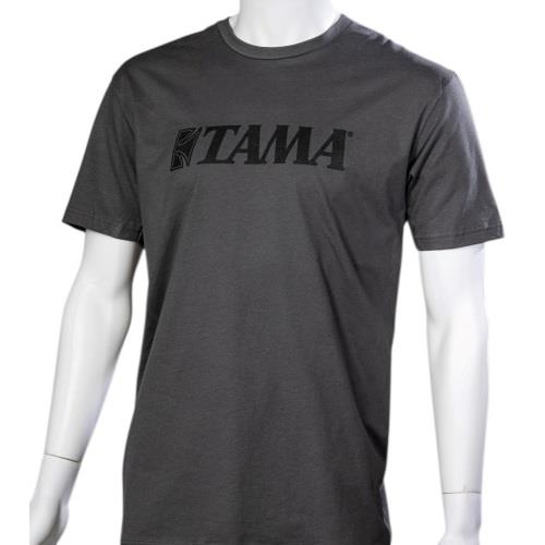 Tama T-Shirt Gray w/ Black Logo Large