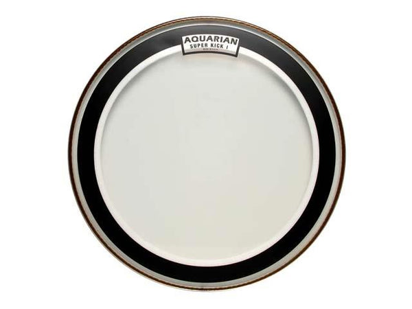 Peau de grosse caisse Aquarian 16" Super Kick I Clear