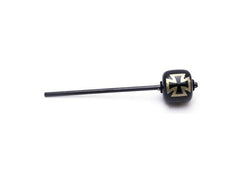 Danmar Silver Iron Cross Wood Bass Drum Beater 778SIC