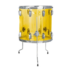 Ludwig Vistalite Floor Tom Yellow 16x18 LF968VXX56WC