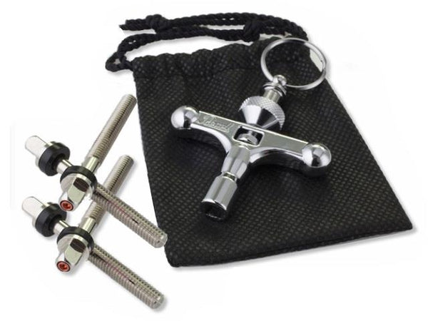 Tiges de tension Pearl SPT4SPK 4 pièces avec clé de tambour Spin-Tight