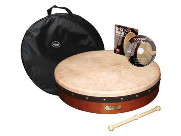 Waltons 18" Classic Bodhran Pack Dark Brown
