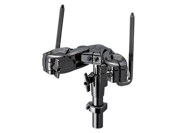 Support double tom Tama en nickel noir