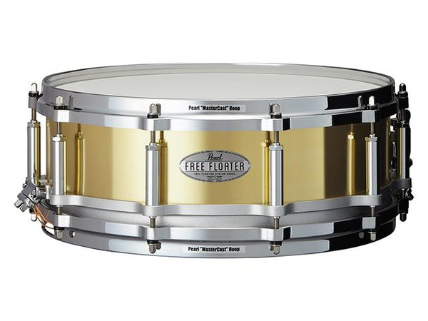 Pearl 5x14 Free Floating Brass Snare Drum