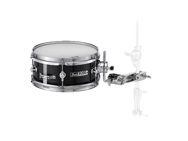 Pearl 10x4.5 Short Fuse Snare Drum w/ Rotating Mounting Clamp Piano Black