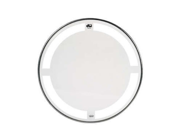 DW  6" Coated Clear Drum Head