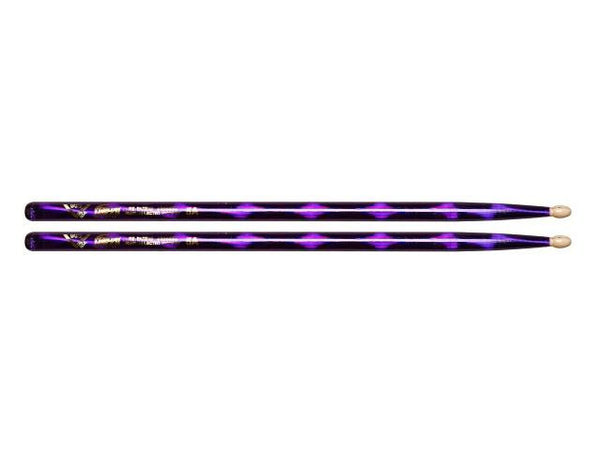 Vater 5A Purple Sparkle Drum Sticks