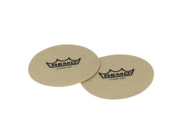 Remo 4" Clear Dot Kick Patch 2 Pack
