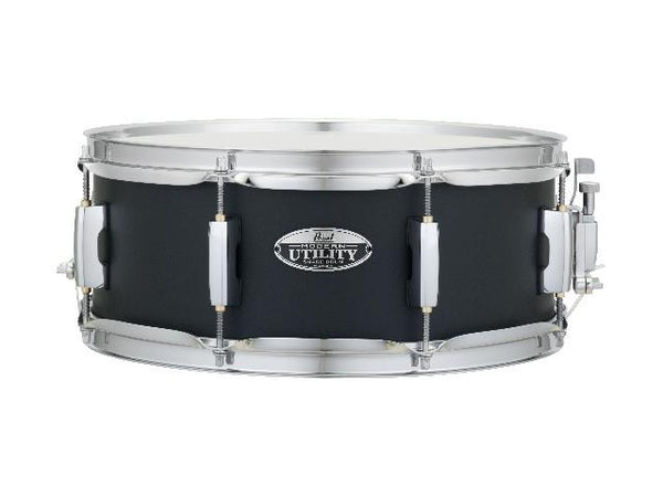 Pearl Satin Black Modern Utility Snare Drum 14x5.5
