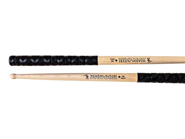 HeadHunters Maple Grooves BBB w/ Grip Drum Sticks