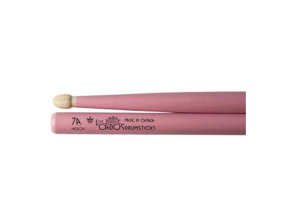 Los Cabos 7A Pink Hickory Drumsticks
