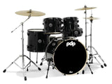 PDP Main Stage Black Kit HW and Cymbals Incl